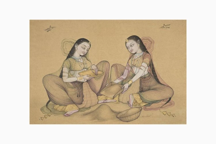 Women Winnowing Grains - Image 3